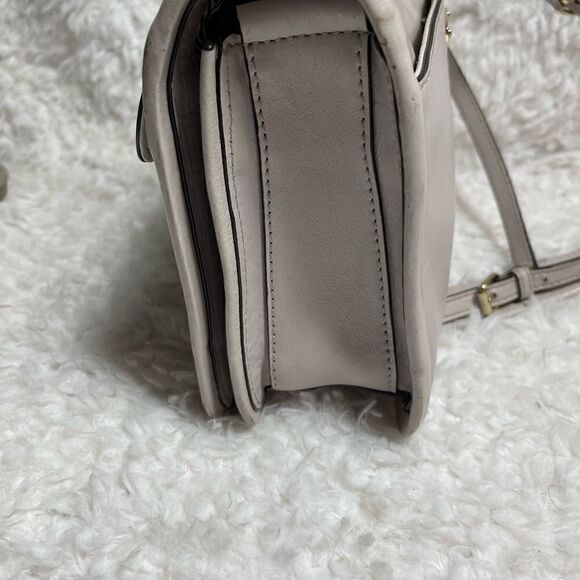 REBECCA MINKOFF Bowery Top Handle Leather gray small Crossbody Bag - Picture 5 of 13